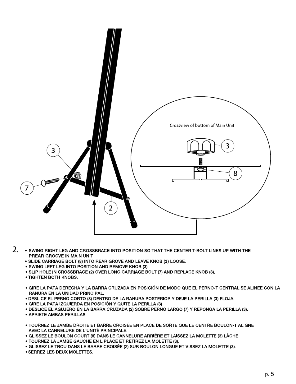 Studio Designs Premier Table Top Easel User Manual | Page 5 / 8