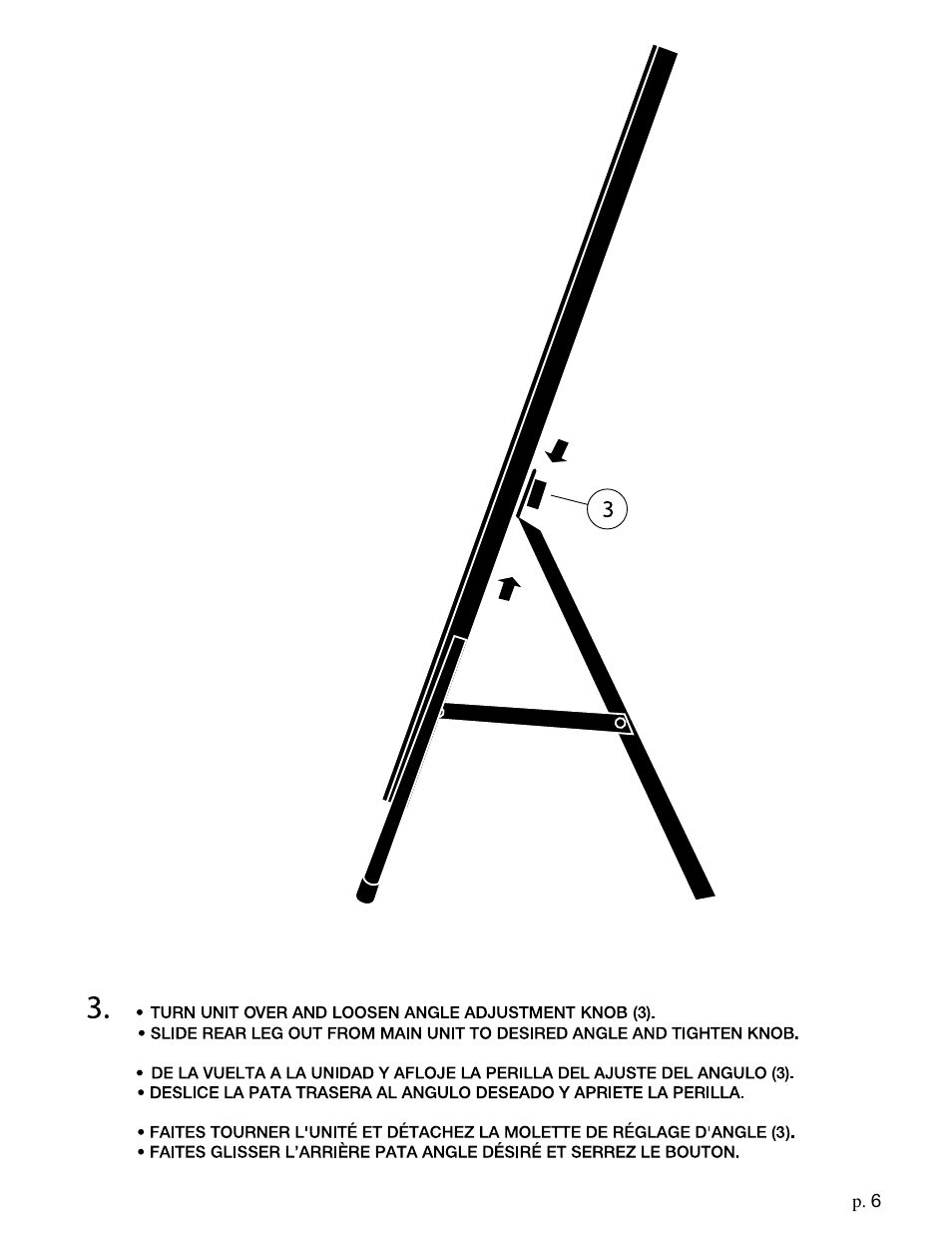 Studio Designs Premier Table Top Easel User Manual | Page 6 / 8