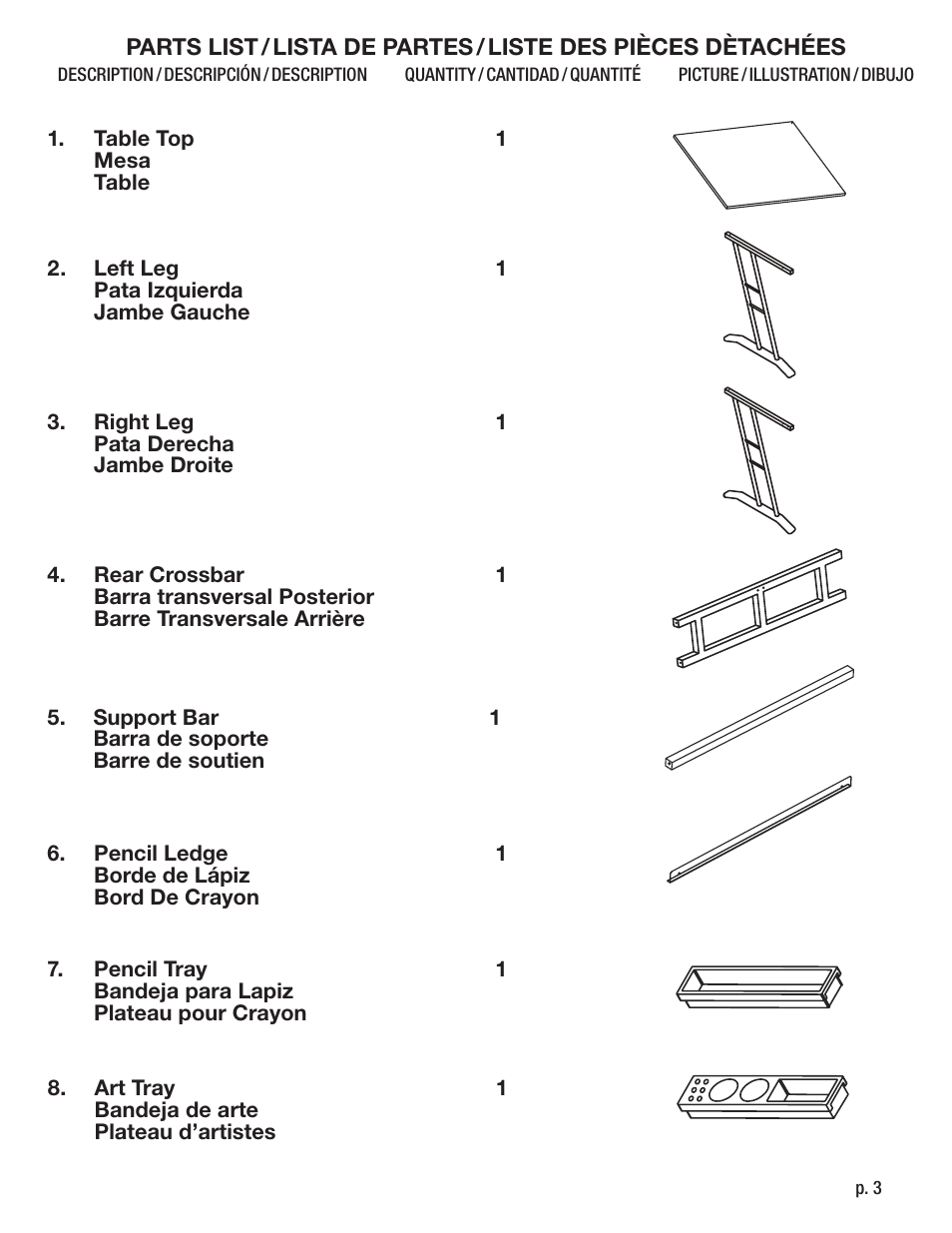 Studio Designs Studio Craft Center User Manual | Page 3 / 11