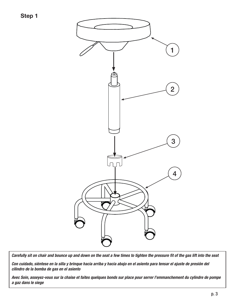 Studio Designs Studio Stool User Manual | Page 3 / 4