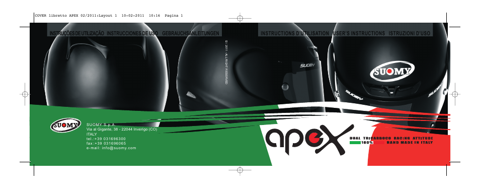 SUOMY Apex User Manual | Page 100 / 100