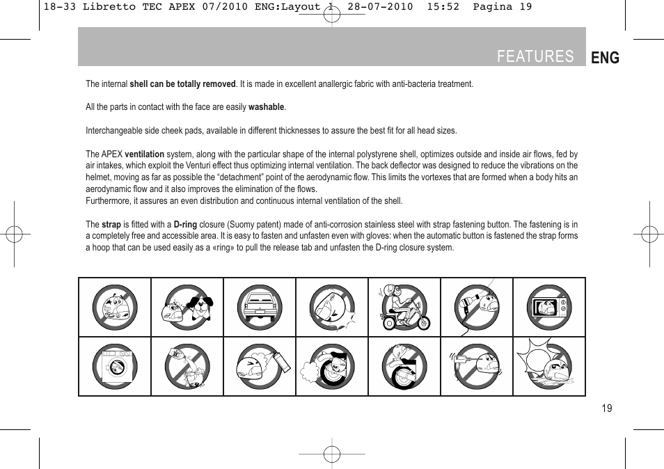 Features eng | SUOMY Apex User Manual | Page 21 / 100