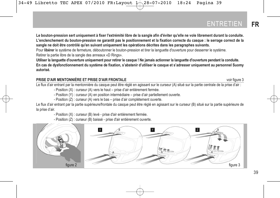 Entretien fr | SUOMY Apex User Manual | Page 41 / 100