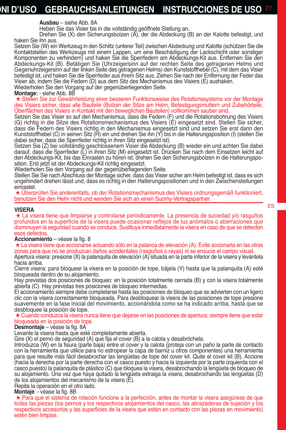 SUOMY D2O User Manual | Page 27 / 36
