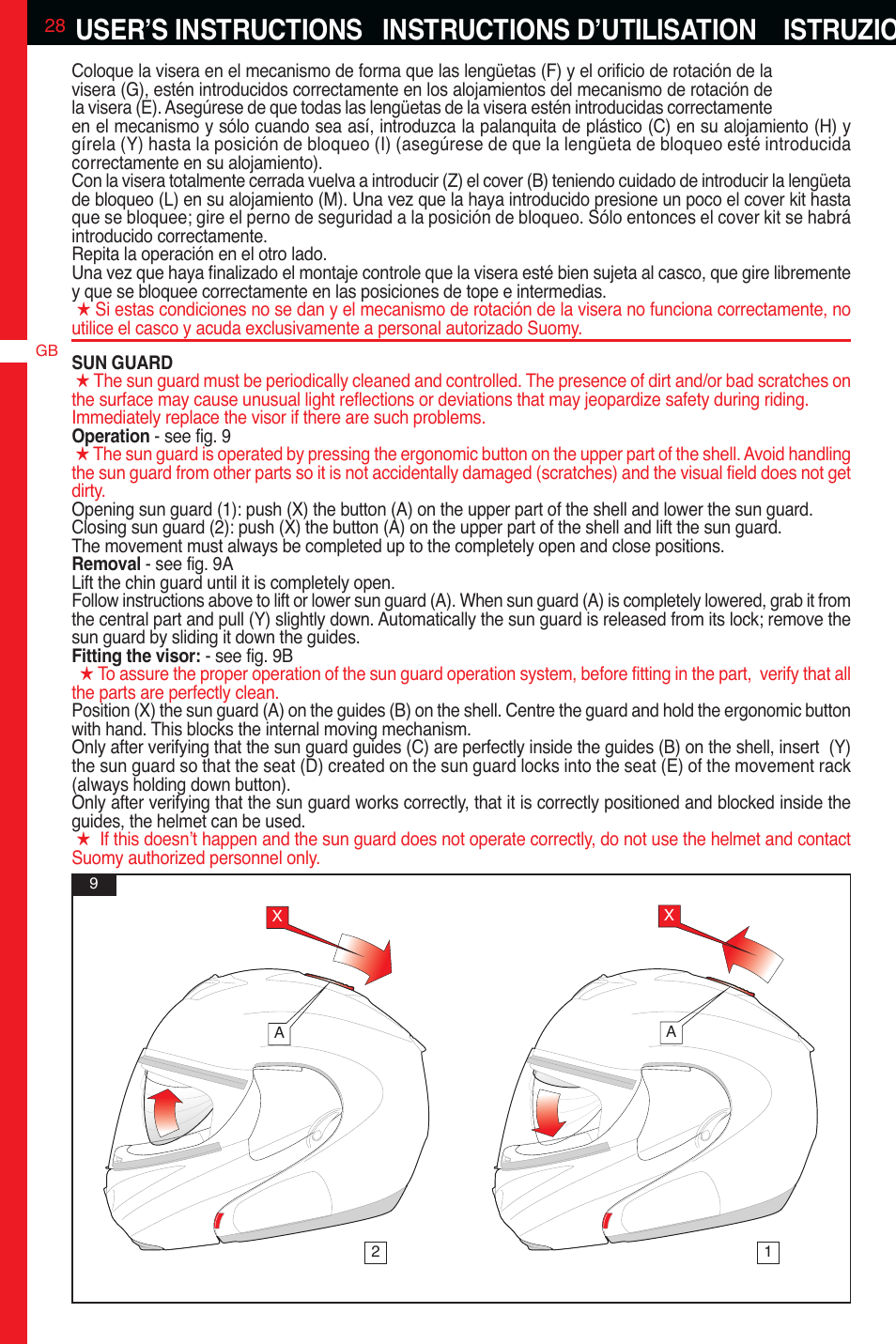 SUOMY D2O User Manual | Page 28 / 36