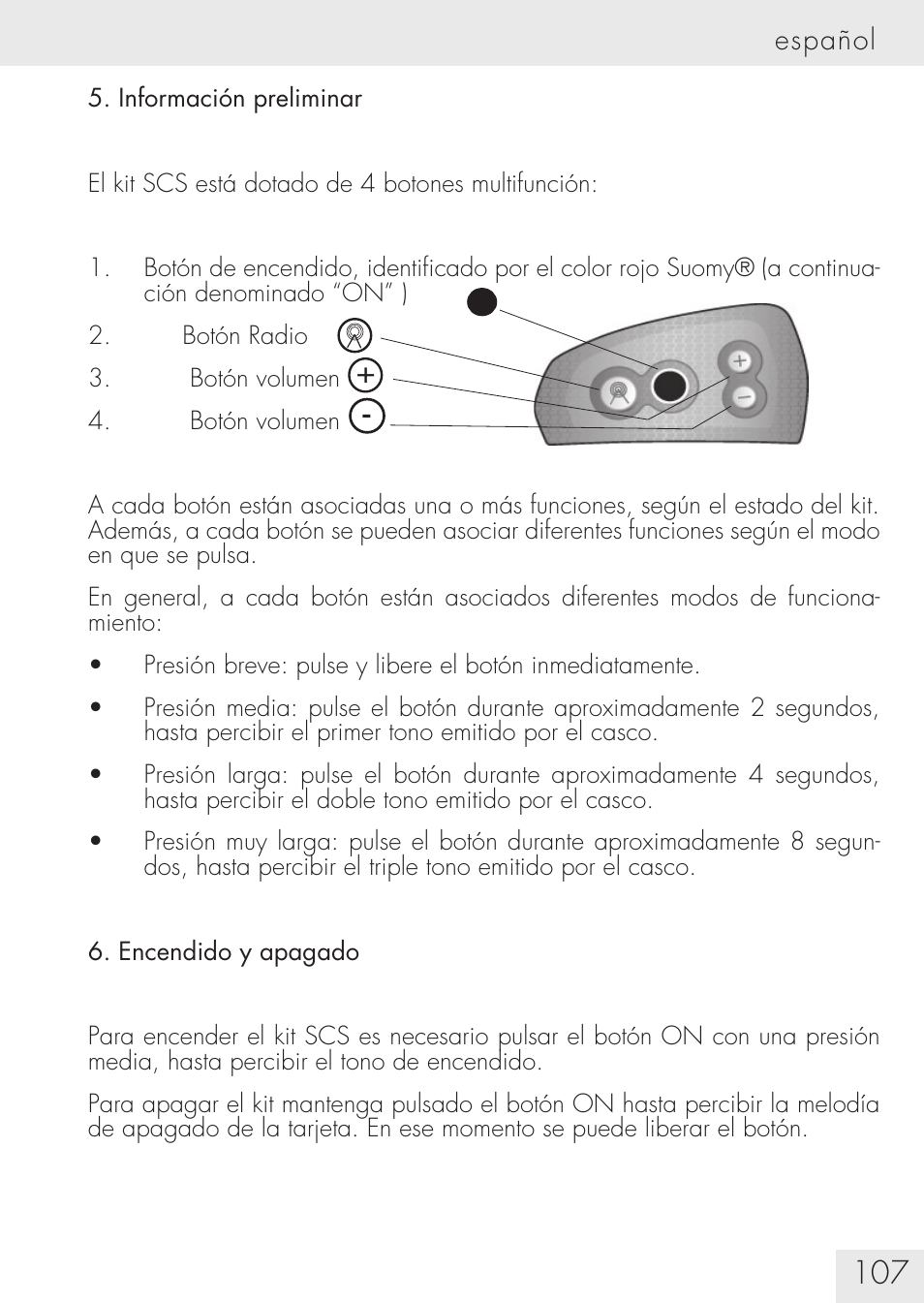 SUOMY Communication System SCS User Manual | Page 109 / 171