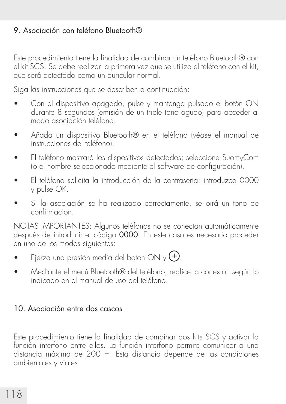 SUOMY Communication System SCS User Manual | Page 120 / 171