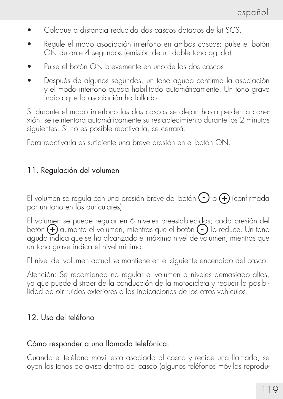 SUOMY Communication System SCS User Manual | Page 121 / 171