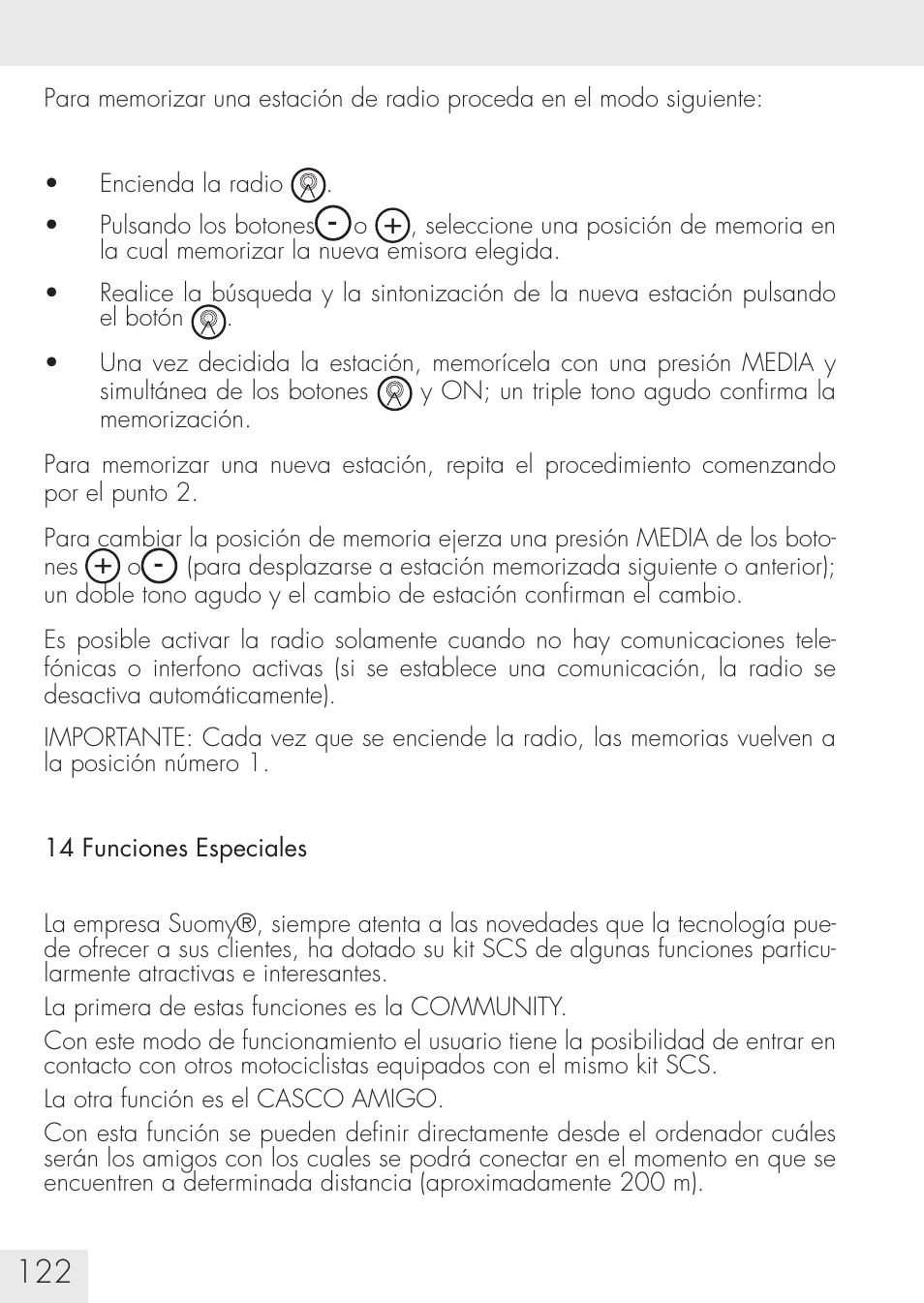 SUOMY Communication System SCS User Manual | Page 124 / 171