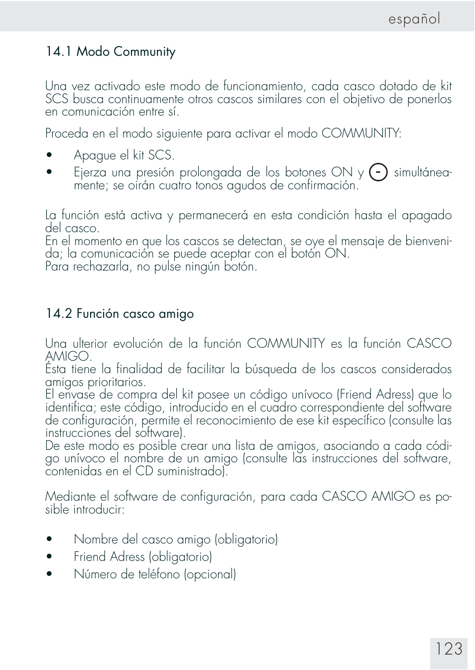 SUOMY Communication System SCS User Manual | Page 125 / 171