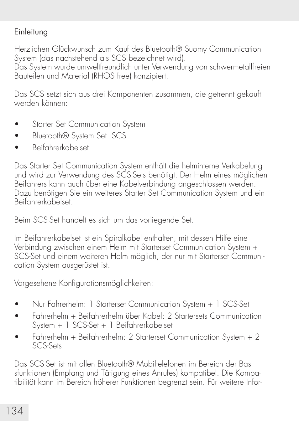 SUOMY Communication System SCS User Manual | Page 136 / 171