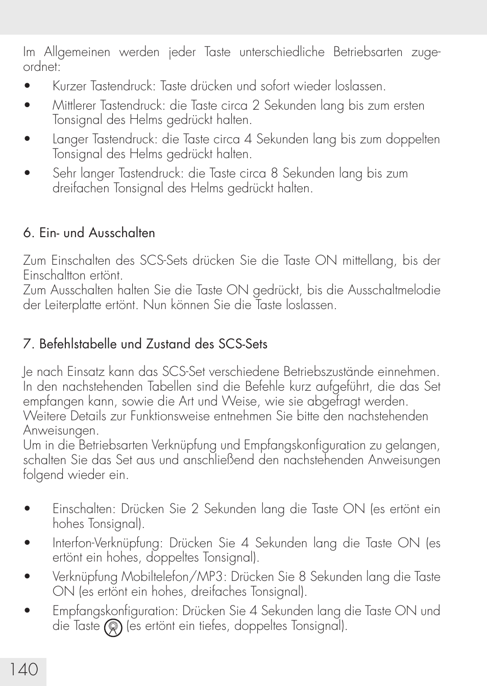 SUOMY Communication System SCS User Manual | Page 142 / 171