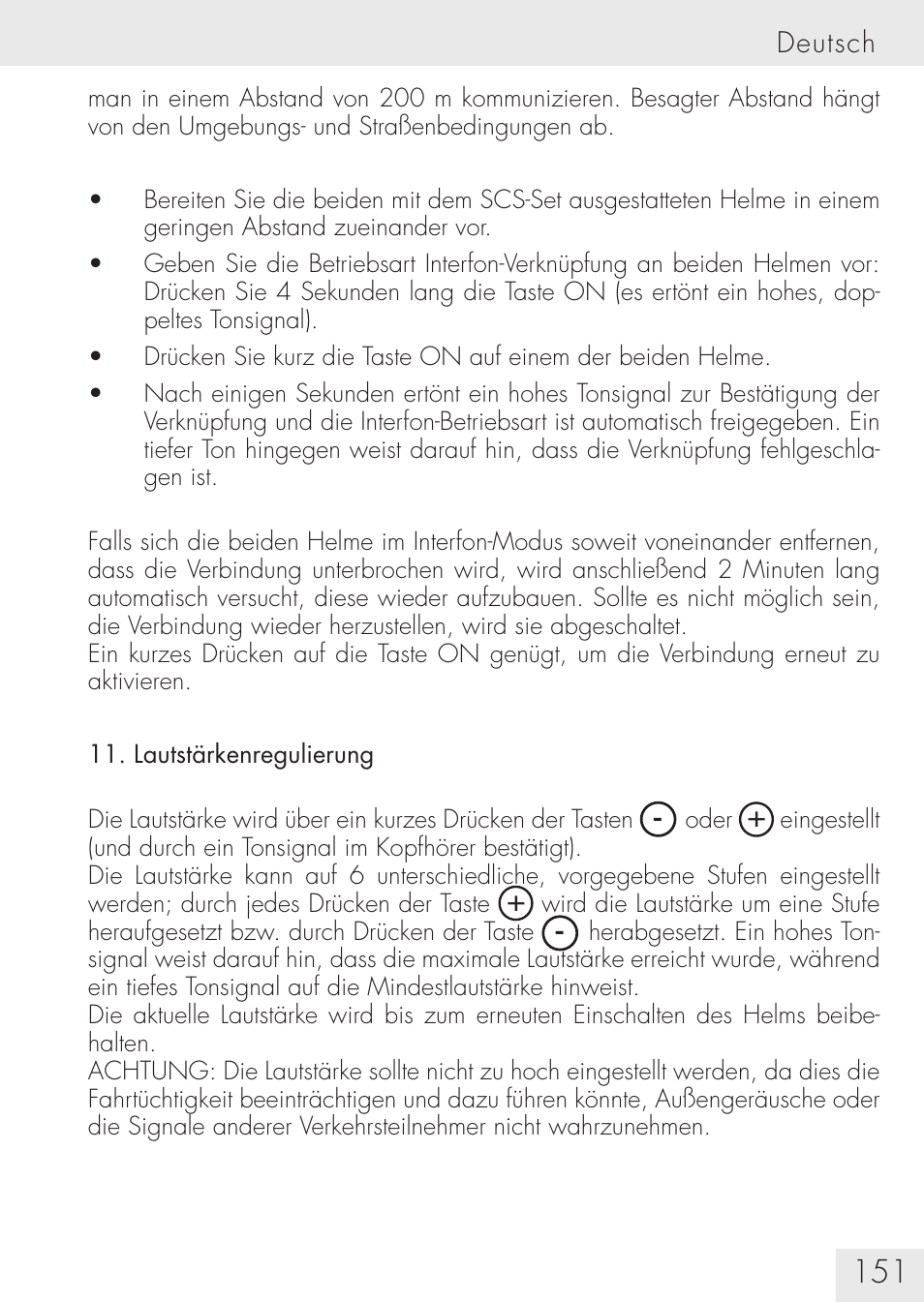 SUOMY Communication System SCS User Manual | Page 153 / 171