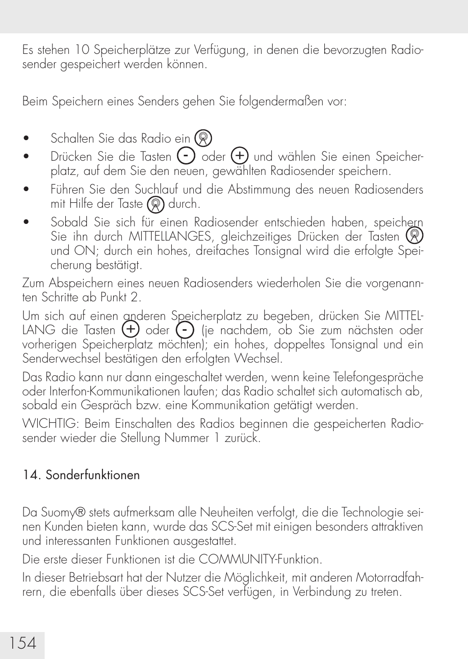 SUOMY Communication System SCS User Manual | Page 156 / 171