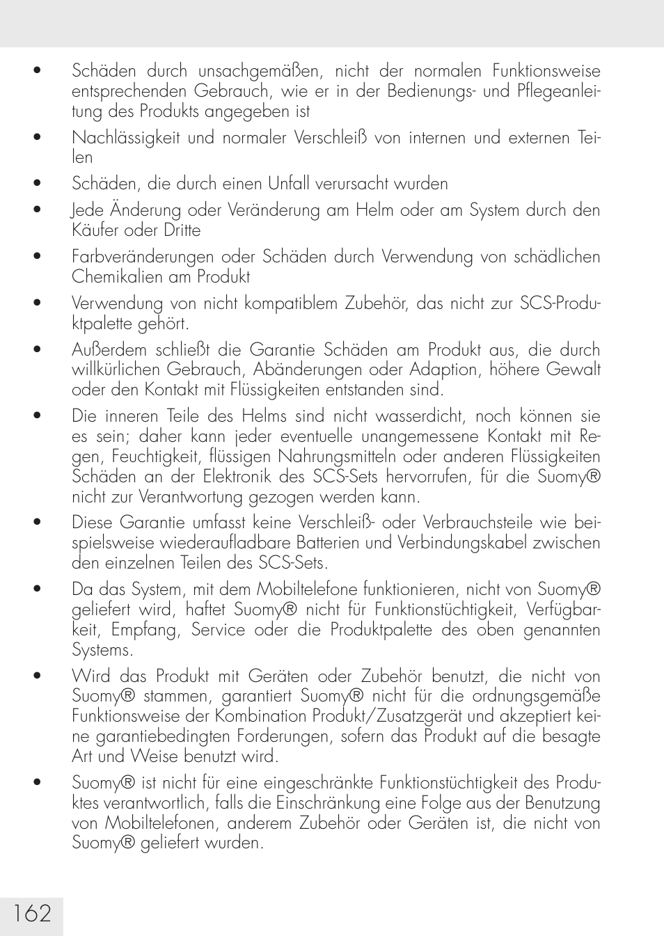 SUOMY Communication System SCS User Manual | Page 164 / 171