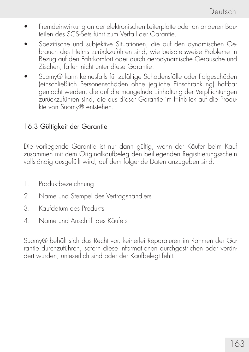 SUOMY Communication System SCS User Manual | Page 165 / 171