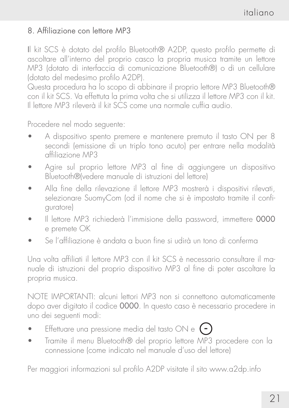 SUOMY Communication System SCS User Manual | Page 23 / 171