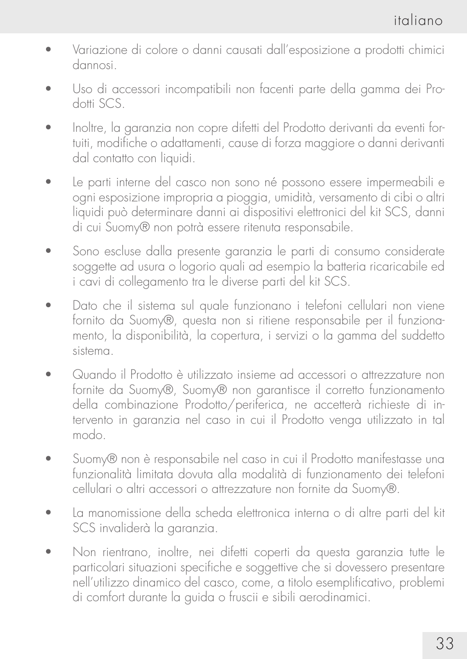 SUOMY Communication System SCS User Manual | Page 35 / 171