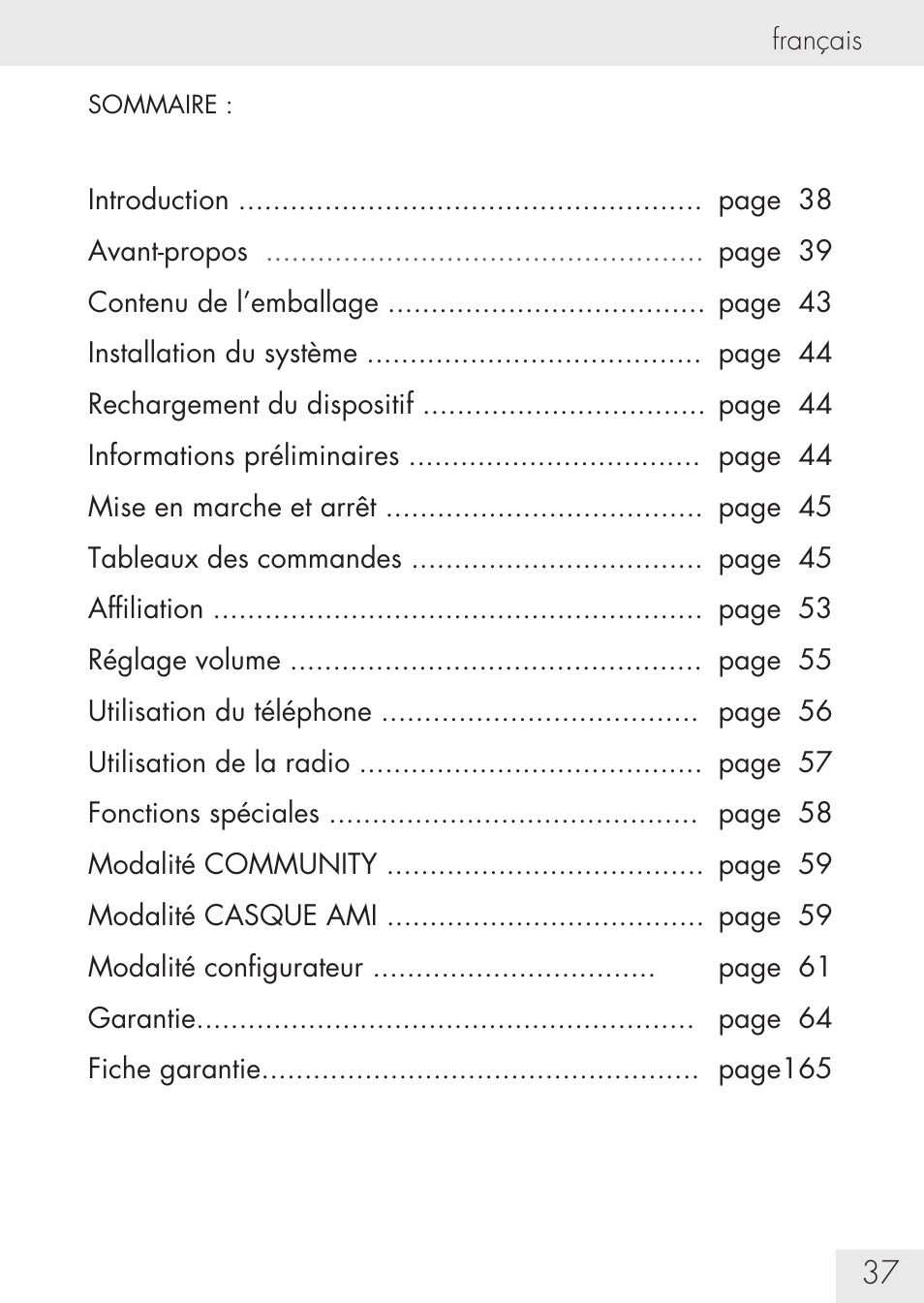 SUOMY Communication System SCS User Manual | Page 39 / 171