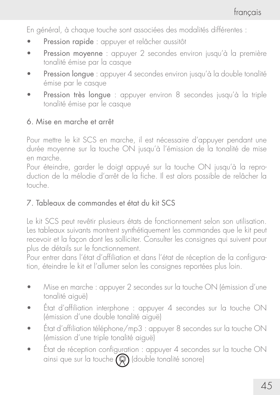 SUOMY Communication System SCS User Manual | Page 47 / 171