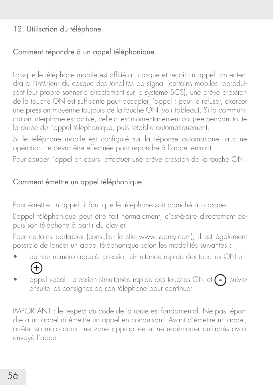 SUOMY Communication System SCS User Manual | Page 58 / 171