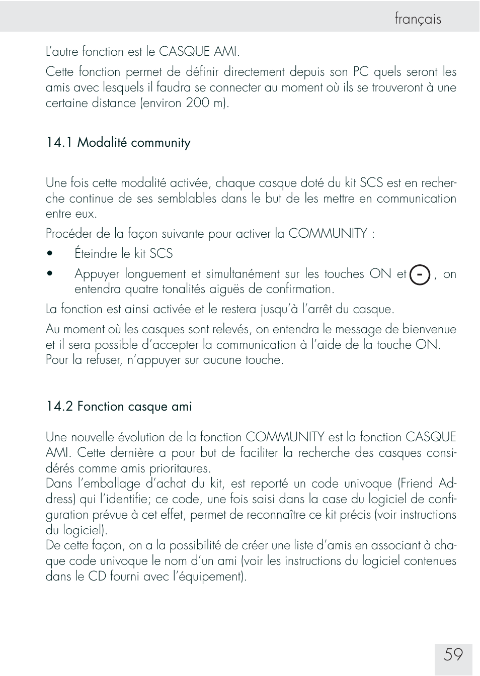 SUOMY Communication System SCS User Manual | Page 61 / 171