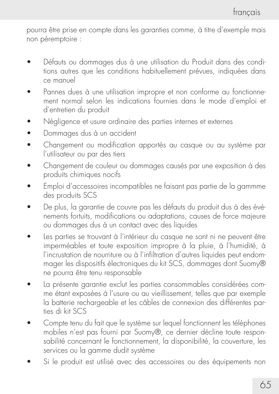 SUOMY Communication System SCS User Manual | Page 67 / 171