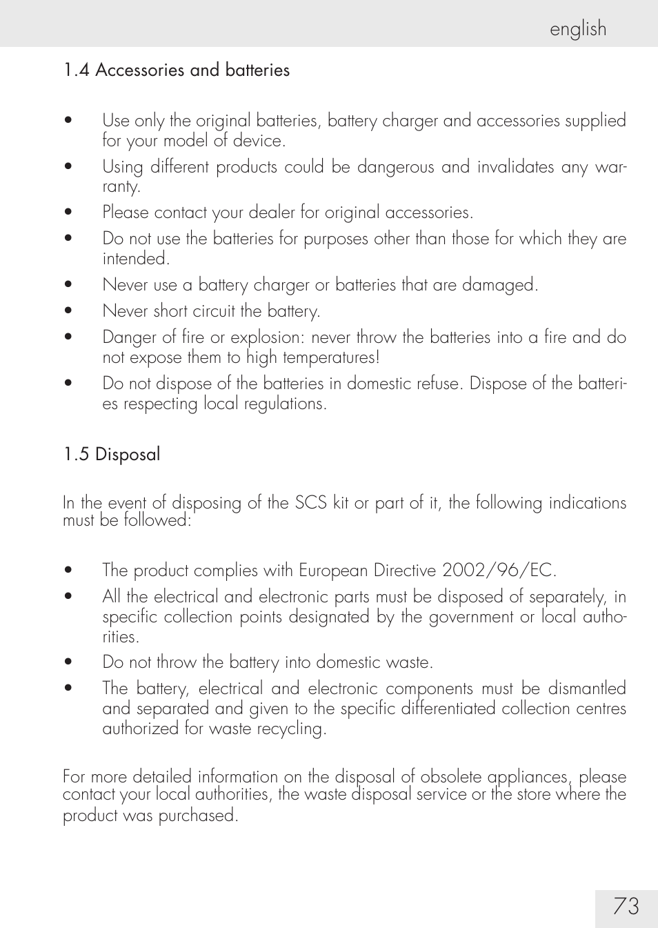 SUOMY Communication System SCS User Manual | Page 75 / 171