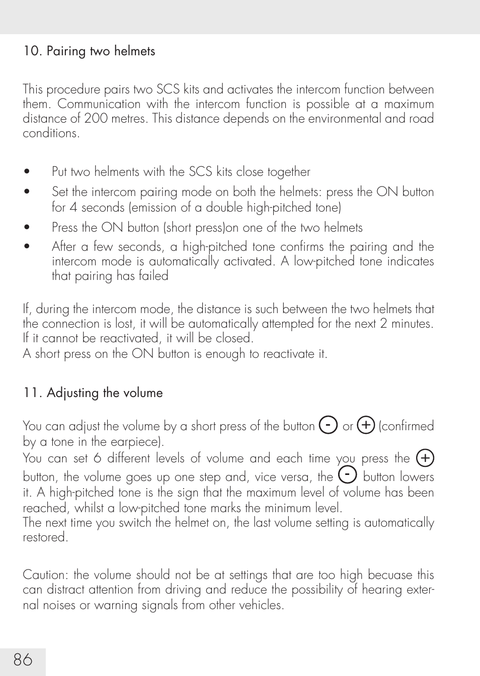 SUOMY Communication System SCS User Manual | Page 88 / 171