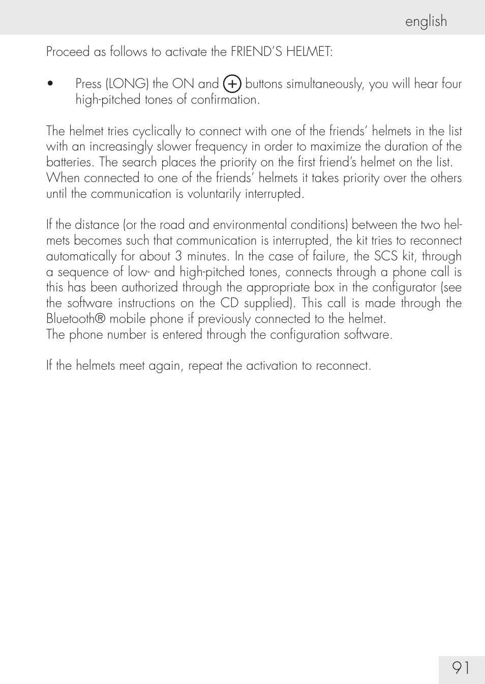 SUOMY Communication System SCS User Manual | Page 93 / 171