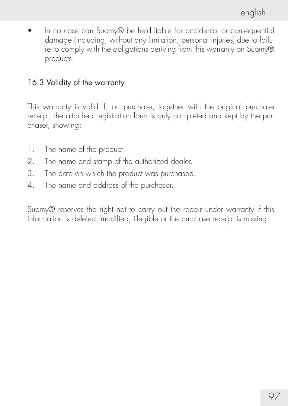 SUOMY Communication System SCS User Manual | Page 99 / 171