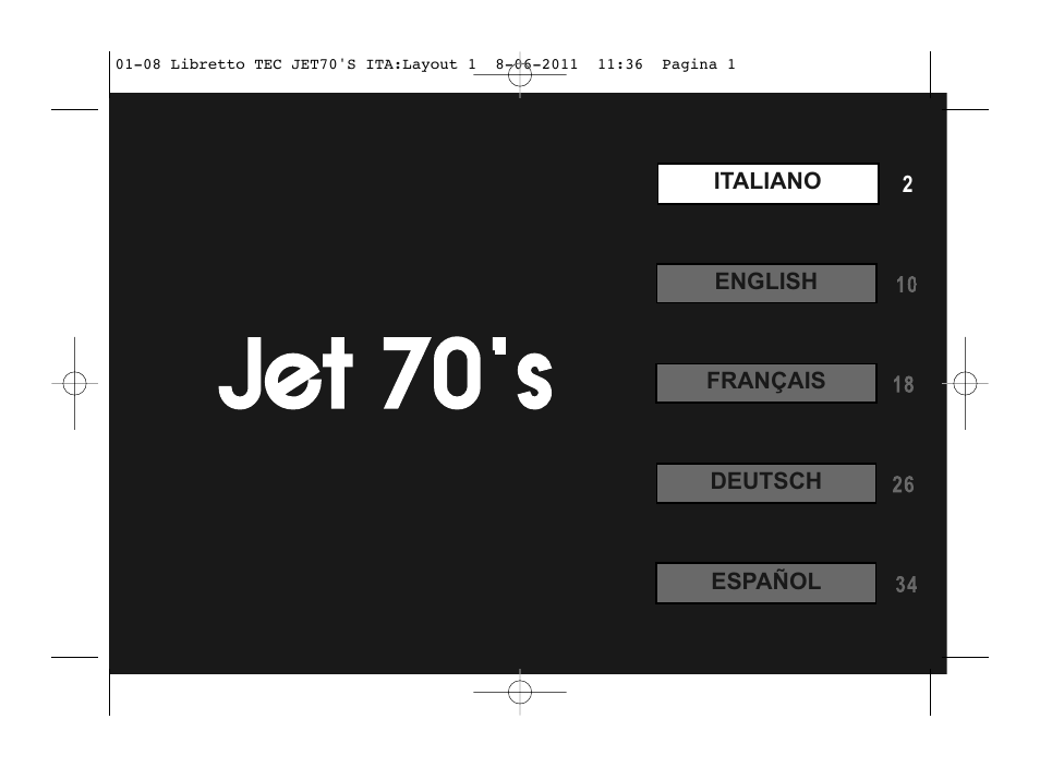 Jet 70’s | SUOMY Jet 70s User Manual | Page 2 / 42