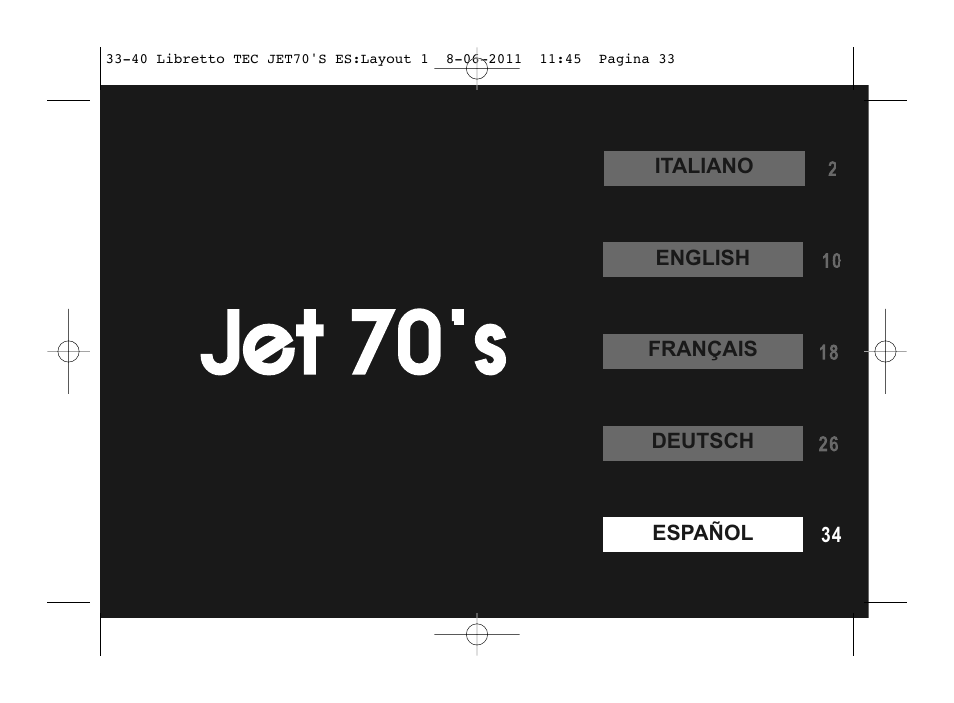 Jet 70’s | SUOMY Jet 70s User Manual | Page 34 / 42
