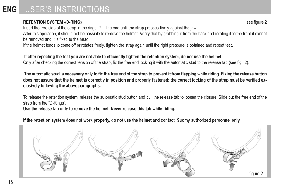 Eng user’s instructions | SUOMY Mr Jump User Manual | Page 20 / 76