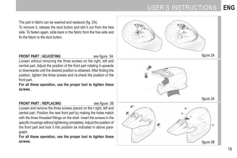 User’s instructions eng | SUOMY Mr Jump User Manual | Page 21 / 76