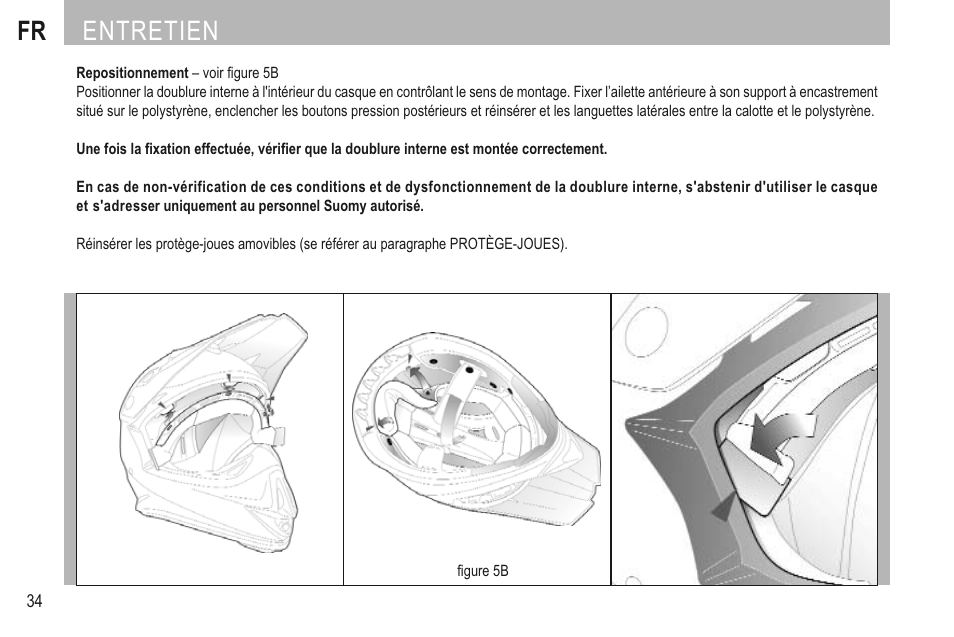 Fr entretien | SUOMY Mr Jump User Manual | Page 36 / 76