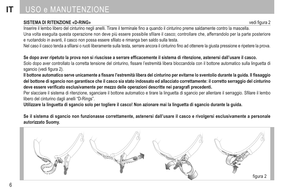 It uso e manutenzione | SUOMY Mr Jump User Manual | Page 8 / 76