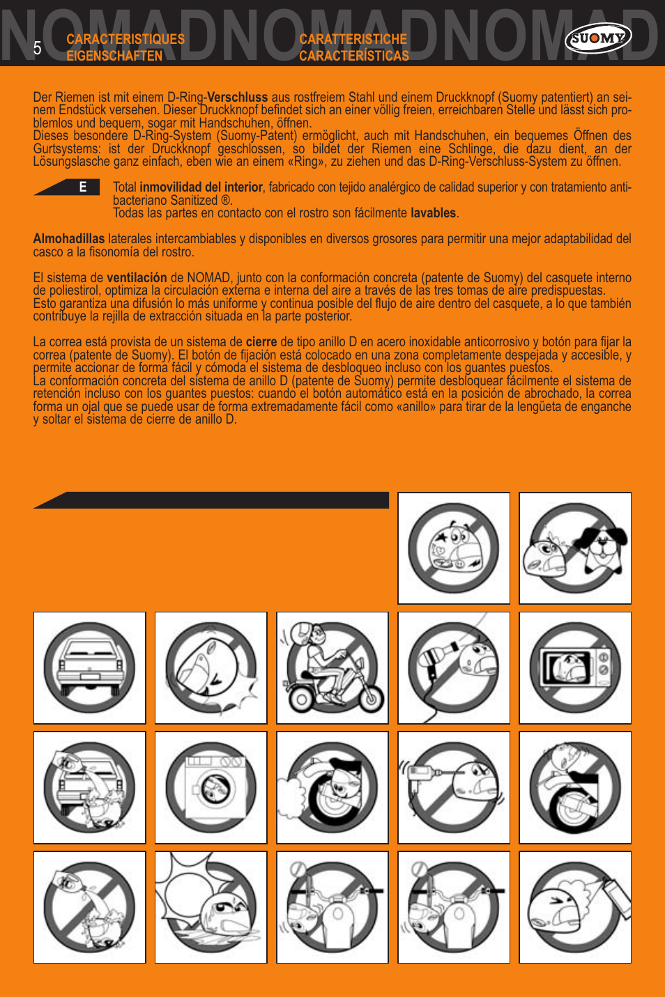 Dnomadnomadnomad | SUOMY Nomad User Manual | Page 5 / 31