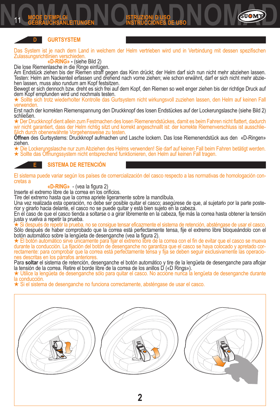 Dnomadnomadnomad | SUOMY Trek User Manual | Page 11 / 31