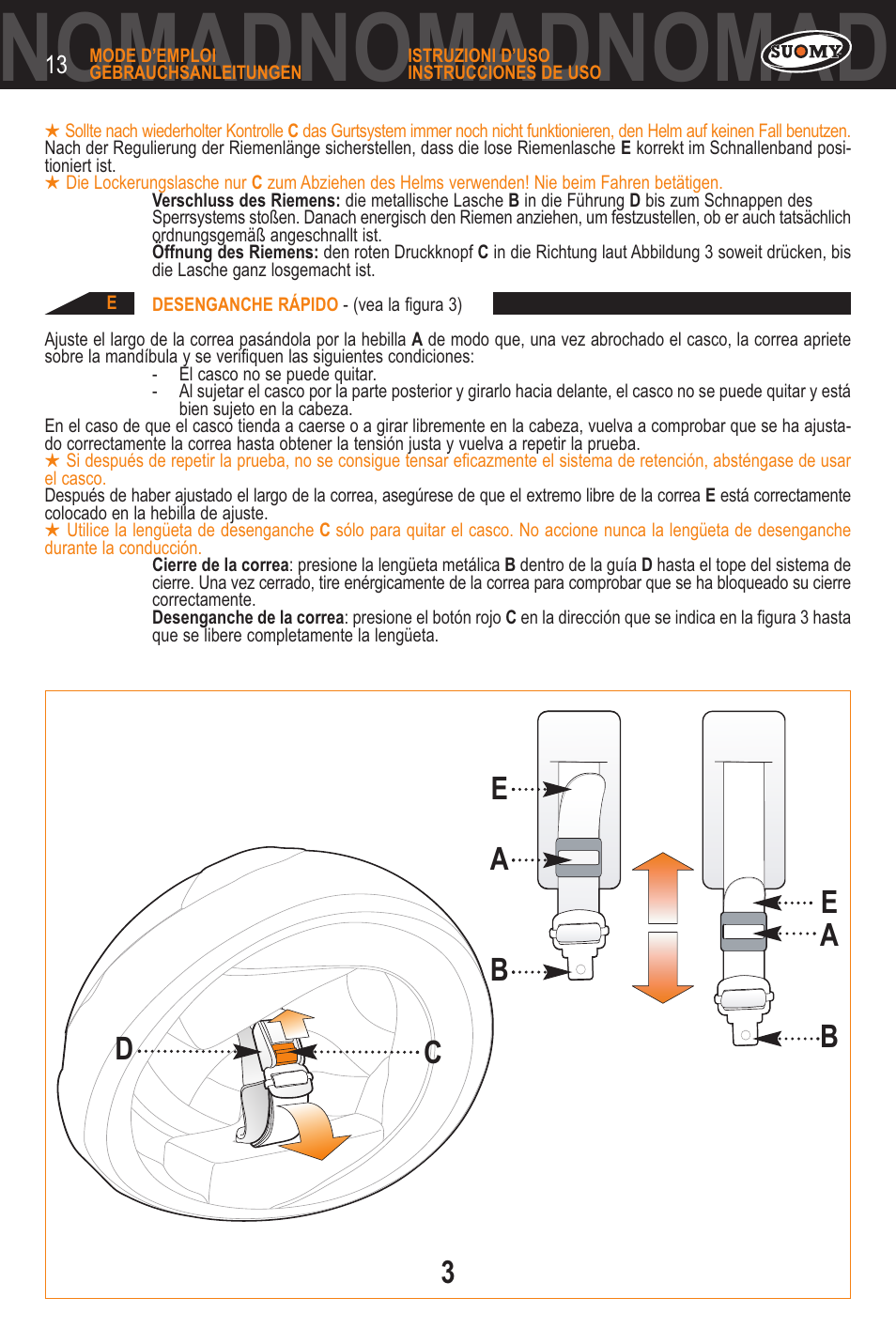 Dnomadnomadnomad | SUOMY Trek User Manual | Page 13 / 31