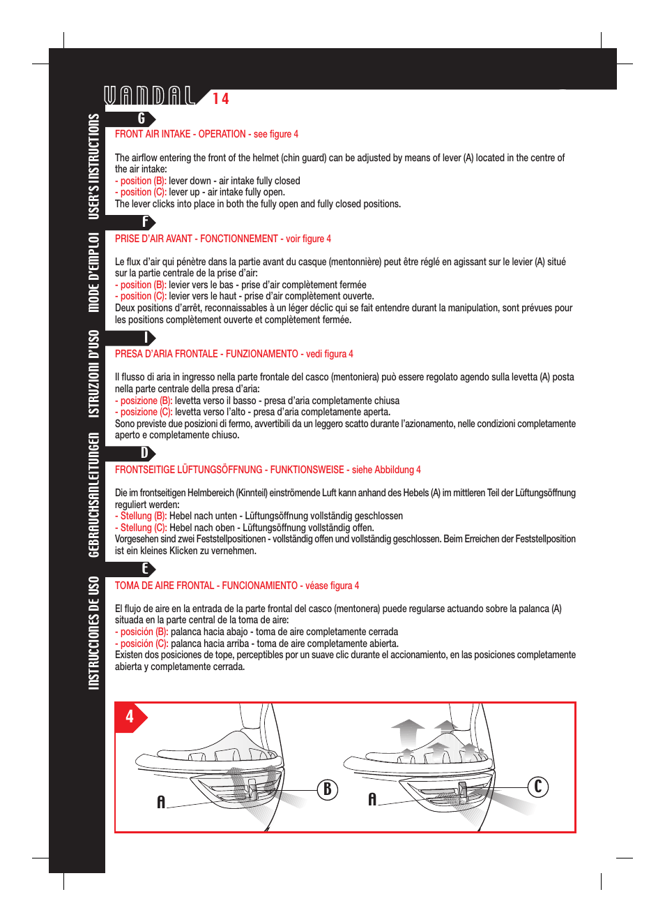 Ac a b | SUOMY Vandal User Manual | Page 14 / 40