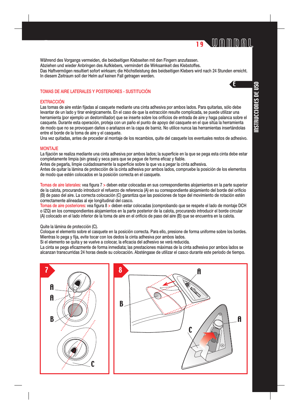 SUOMY Vandal User Manual | Page 19 / 40