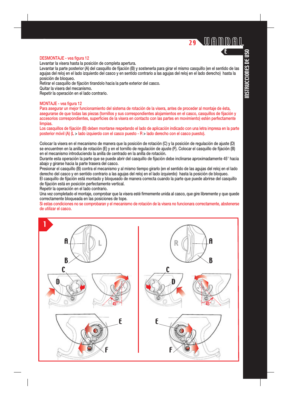 SUOMY Vandal User Manual | Page 29 / 40