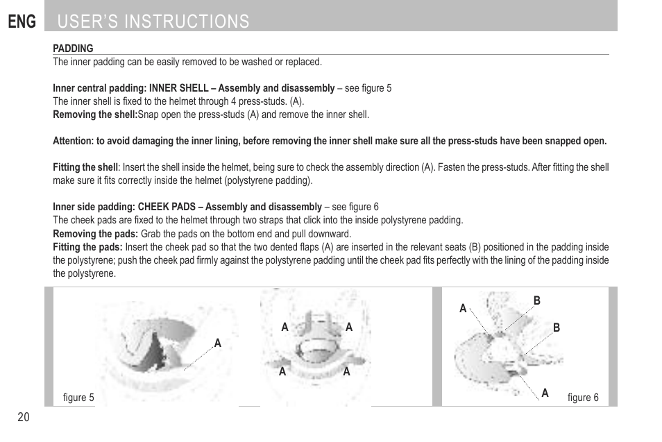 Eng user’s instructions | SUOMY City Tour User Manual | Page 22 / 75