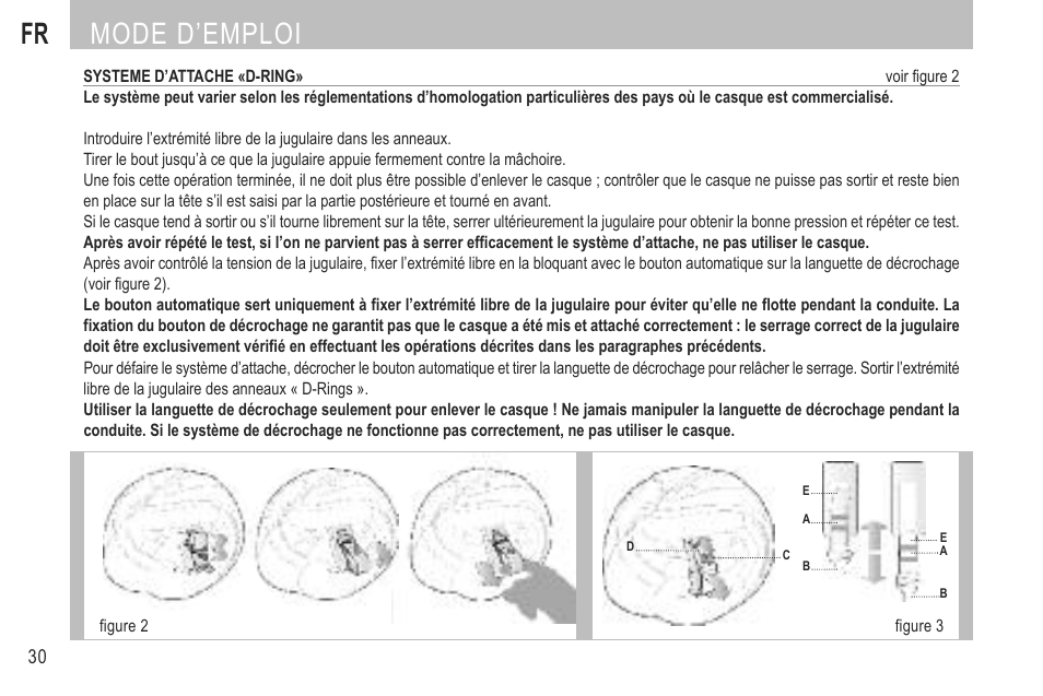 Fr mode d’emploi | SUOMY City Tour User Manual | Page 32 / 75