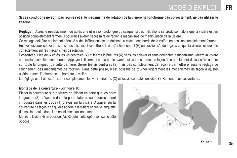 Mode d’emploi fr | SUOMY City Tour User Manual | Page 37 / 75