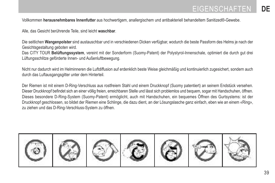 Eigenschaften de | SUOMY City Tour User Manual | Page 41 / 75