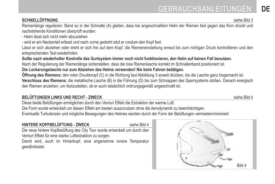 Gebrauchsanleitungen de | SUOMY City Tour User Manual | Page 45 / 75