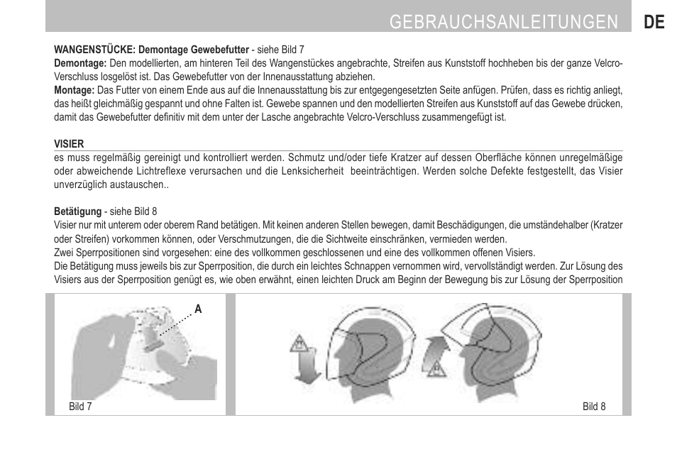 Gebrauchsanleitungen de | SUOMY City Tour User Manual | Page 47 / 75