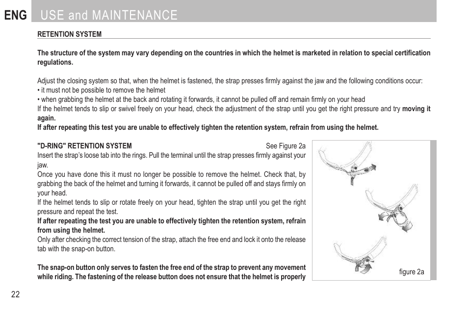 Eng use and maintenance | SUOMY MX Tourer User Manual | Page 24 / 99